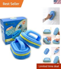 2-Piece Cleaning Brush for Bathroom Kitchen Bathtub Toilet Cleaner All Purpos…
