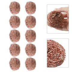 10PCS Copper Wire Cleaning Ball Soldering Iron Tip Slag Ball Remover Tool