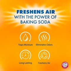 (2 pack) Arm & Hammer Storage Moisture Absorber and Odor Eliminator, 10.5 oz.