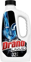 Drano Liquid Drain Clog Remover and Cleaner for Shower or Sink Drains 32 Fl Oz