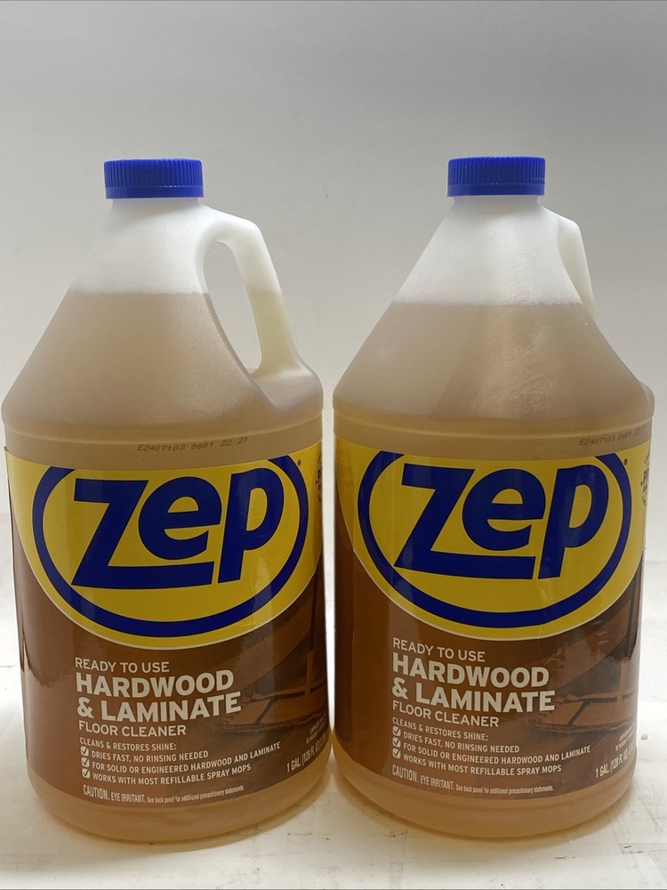 2 Pack Of Zep Ready To Use Hardwood and Laminate Floor Cleaner 1 GAL