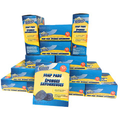 14-Pack Wholesale Scrub Buddies Soap Pads, 10 count each (140 total Soap Pads)