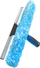 Professional Connect and Clean 2-In-1 Squeegee and Scrubber, 14” Window Cleaning