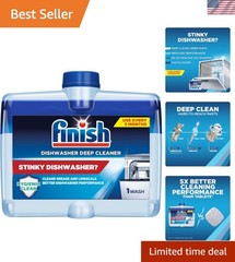 8.45oz Finish Dishwasher Cleaner – Fights Limescale, Odors & Boosts Performance