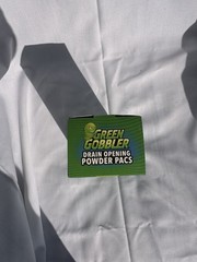 Green Gobbler Drain Clog Remover Powder 3 Packs & 3 Snakes Lime Scented Cleaner