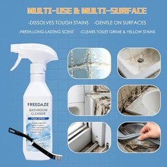 Bathroom Cleaner Foam Spray (400ml) – Spray, Wait & Scrub for Hard Water Stains,