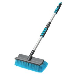 Car Wash Brush with 50” Long Handle, Car Cleaning Brush with Hose Attachment…