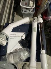 Homitt Cordless Floor Replaceable Shower Cleaning Brush Electric Spin Scrubber