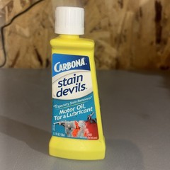 NEW Carbona Stain Devils Spot Remover for Motor Oil Tar and Lubricants 1.7 oz