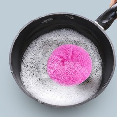 10/30/50 PCS Scouring Pads Kitchen Cleaning Dishwashing Ball Pot Round Scrubbers