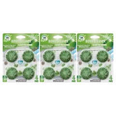 12 Count Pine (Green) Toilet Bowl Cleaner & Air Freshener – Lasts 30 Days
