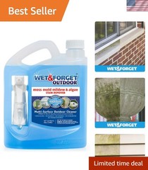 Eco-Friendly 64oz Outdoor Stain Remover – Tackles Moss & Mildew Effectively