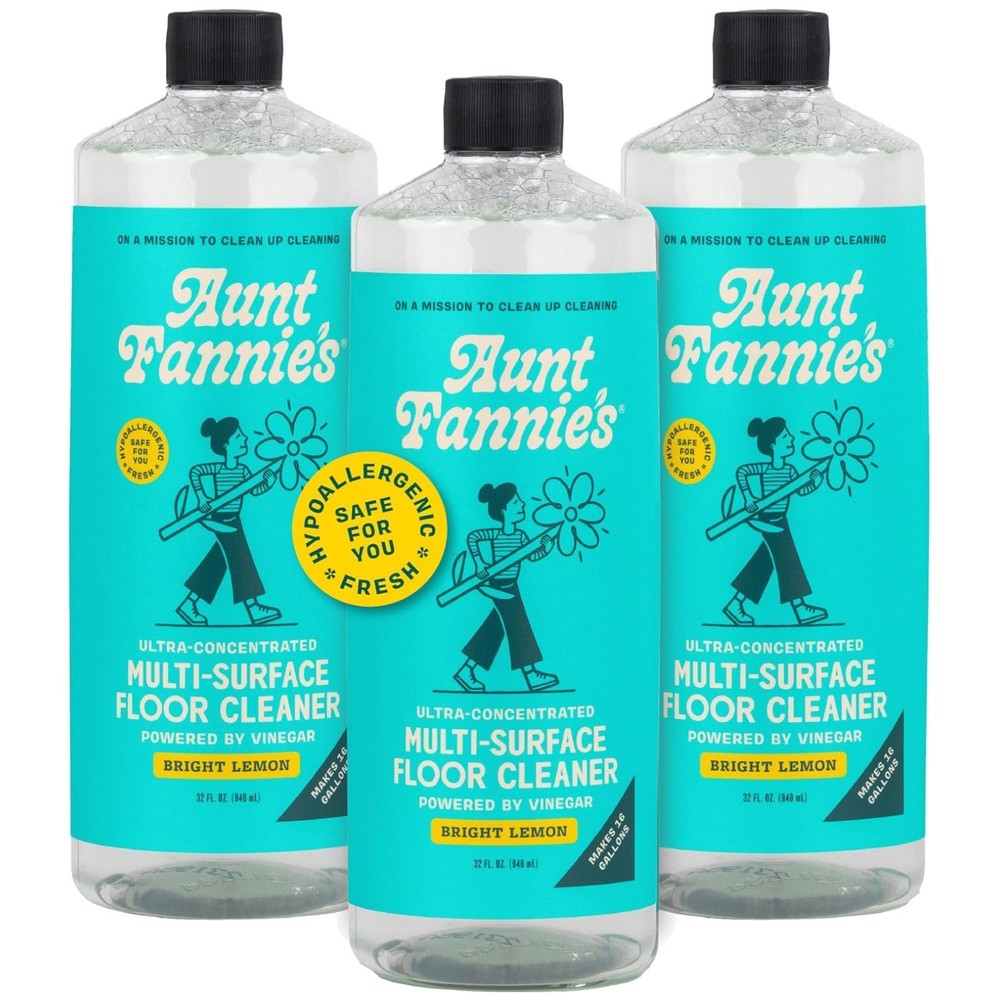 Lemon Vinegar Floor Cleaner Trio