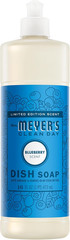 Mrs Meyers Liquid Dish Soap Blueberry Scent Limited Edition 16 fl oz New