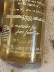 (10% USED) Weiman Lemon Oil Furniture Polish 16oz – UVX 15 Sunscreen