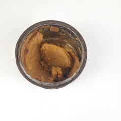 Vintage SC Johnson Wood Paste Wax 16 Oz Discontinued Open Partial ~40%