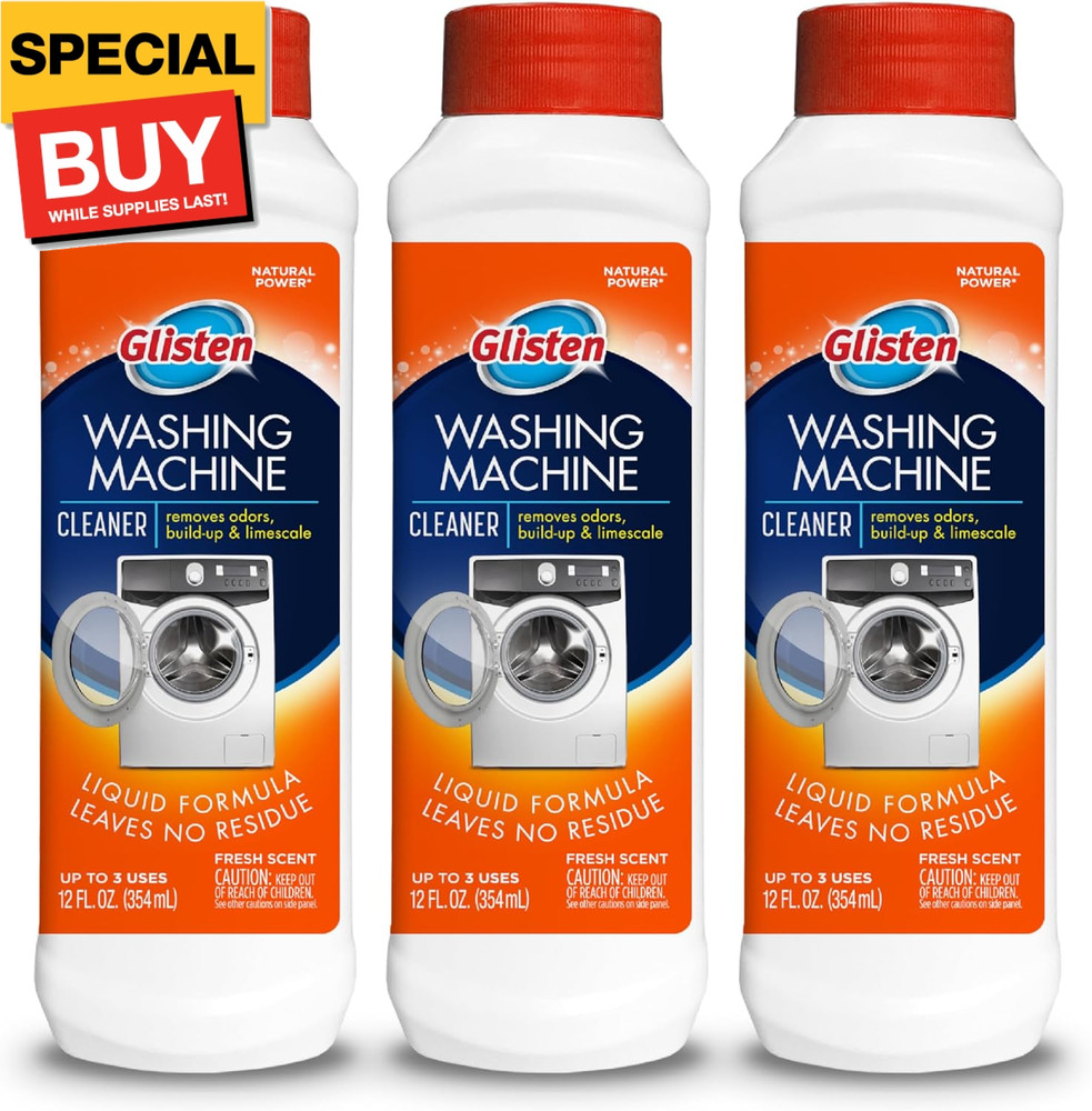 Washing Machine Cleaner, Helps Remove Odor, Buildup, and Limescale, Fresh Scent,