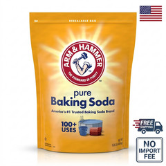 Pure Baking Soda, for Baking, Cleaning & Deodorizing, Pool 10.8 lb Bag,