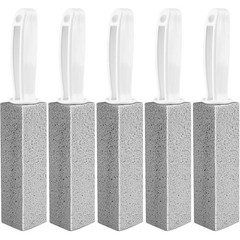 Toilet Bowl Pumice Stone Cleaner W/ Handle Hard Water Stain Remover 5-Pack New