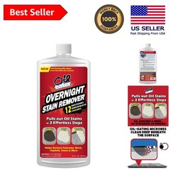 Biodegradable Overnight Oil Stain Remover for Concrete and Driveways – 32oz