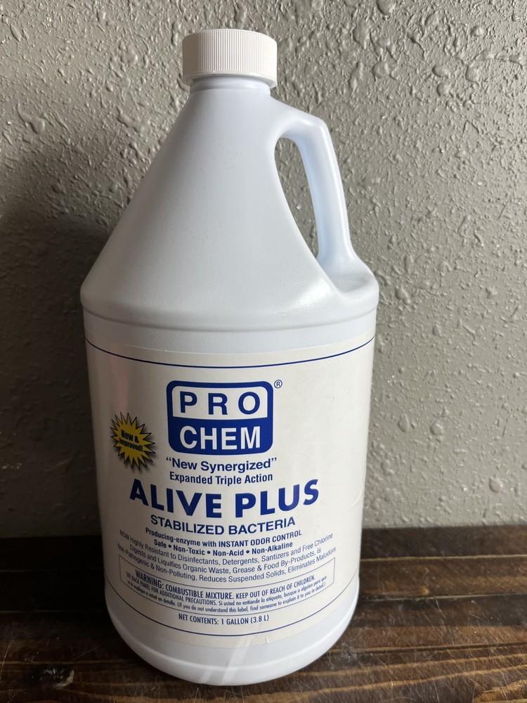 ProChem Alive Plus Stabilized Bacteria Bio-Enzymatic Waste Digester 1 Gallon