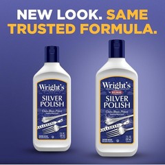 Wright’s Silver Cleaner and Polish – 7 Ounce – Ammonia Free – Use on Silver, …
