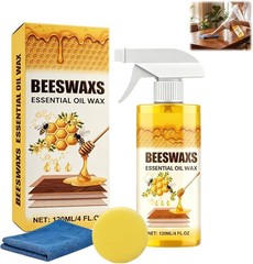 Beeswax Floor Spray, Beeswax Wood Polish Spray, Cleans, Restores Shine, Conceals
