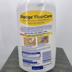 Pledge Floor Care Hardwood Cleaner Squirt & Mop Lemon Scent 27 Oz NEW Bottle