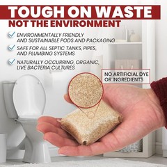 24 oz Septic System Treatment Pods – Live Bacteria for Efficient Waste Breakdown