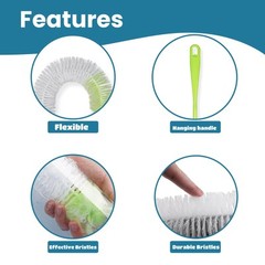 Likee Super-long 18″ Bottle Cleaning Brush, Extra-large 2.5” Wide Clea