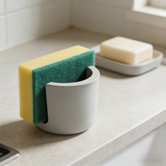 Diatomite Sponge Caddy Quick Dry Diatomaceous Earth Sponge Tray for Countertop