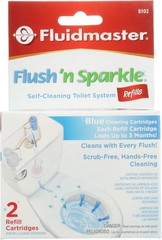 Fluidmaster 8102P8 Flush ‘N Sparkle Automatic Toilet Bowl Cleaning System Refill
