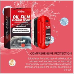 Homonth Automotive Oil Film Cleaning Remover Brush Glass Windshield Cleaner Tool