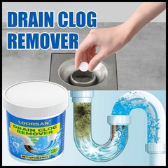 218G (12pcs) LOORSAN Professional Pipe & Drain Cleaner 1 Box – Powerful Clog…