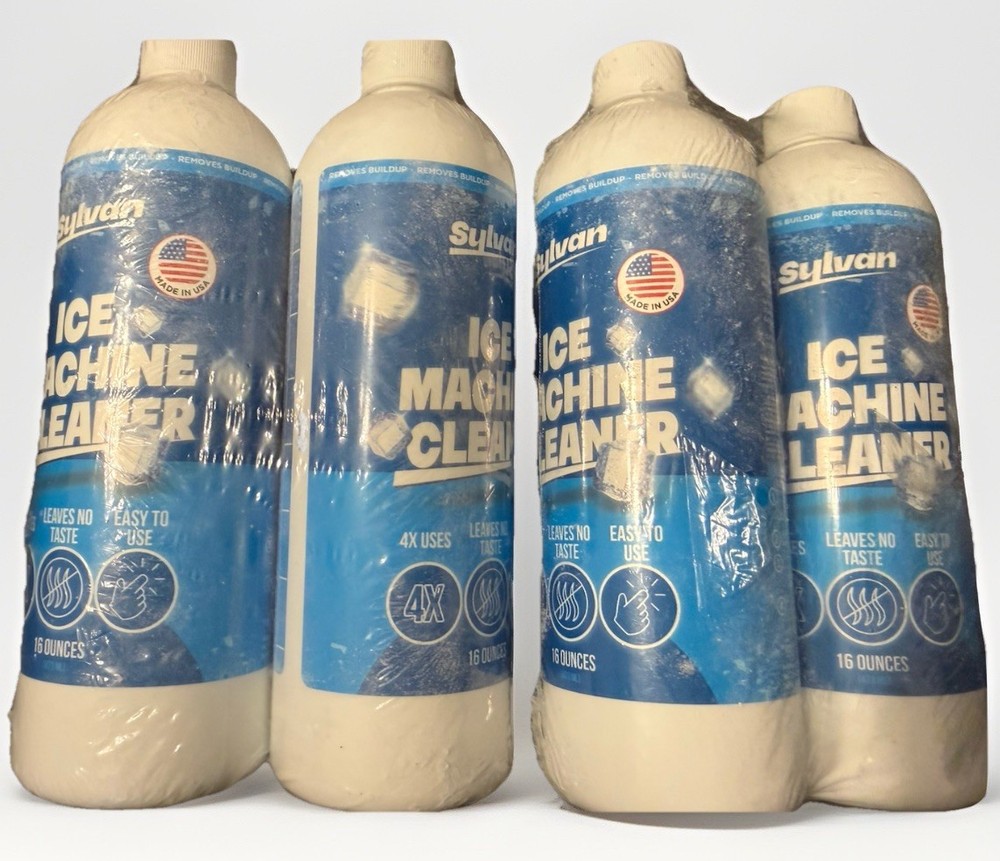 4 Bottles of Ice Machine Cleaner | 16 oz | Free Cloth |