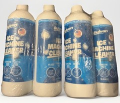 4 Bottles of Ice Machine Cleaner | 16 oz | Free Cloth |