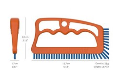 Fuginator Scrub Brush For Tile And Grout Stiff Nylon Bristle Scrubbing Brush Ba