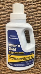 Armstrong Once ‘n Done NO RINSE Floor Cleaner Concentrate 2013 NOS #00330124