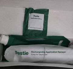 PESTIE RECHARGEABLE SPRAYER HOME & LAWN (SPRAYER & BAG & GLOVES ONLY) NEW IN BOX