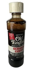 Vintage 1968 Genuine Old English Furniture Scratch Cover Glass Bottle about 3/4