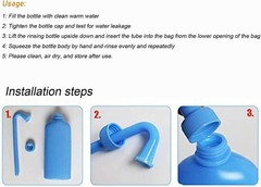 500ml Colostomy Bag Cleaning Toolstoma Bags Plastic Cleaning Bottle colostomy Su