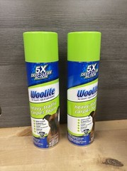 2 Pk Woolite Heavy Traffic Carpet Upholstery Tough Pet Odor Stains Remover 22oz