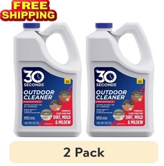 (2 Pack) 30 SECONDS Outdoor Cleaner Concentrate 1 Gallon Mold & Mildew Remover