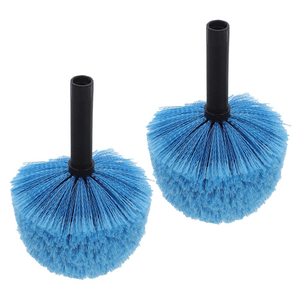 Durable Nylon Cobweb Duster Head Replacement Sky Blue for Indoor Outdoor Use
