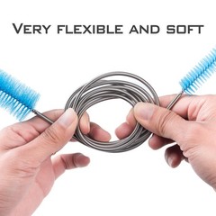 5p Dryer Vent&AC Drain Line Cleaner Brush,Multifunctional Pipe Cleaning