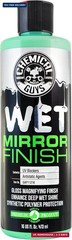 Chemical Guys Wet Mirror Finish High Gloss Glaze – Reflective Shine Enhancer & C