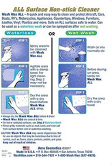 Wet or Waterless Car Wash Wax 128 fl. oz. Aircraft Quality for your Car, RV,