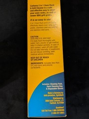 Carbona 320 2-in-1 Oven Rack and Grill Cleaner No Scent 16.8 oz Liquid