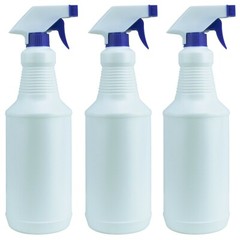 Multi Purpose Spray Bottles, Opaque, Trigger Action, 32 oz, 3/Pack