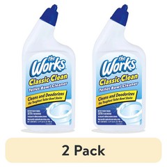 The Works Classic Clean Liquid Toilet Bowl Cleaner 24 fl oz (2 Pack) Powerful Ba